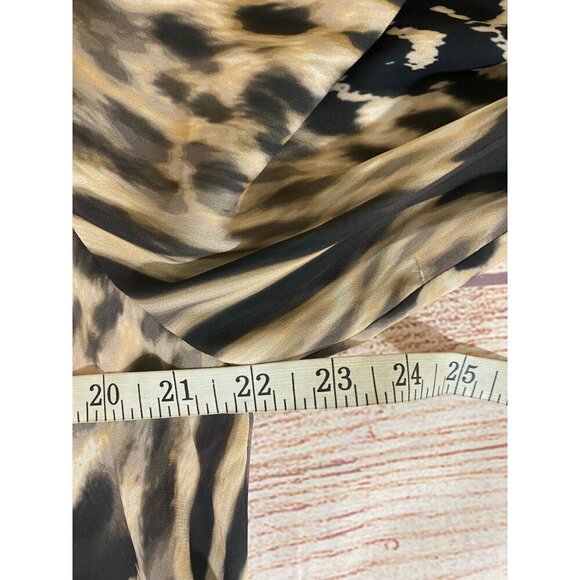 Chico's Black Label Women's Animal Print Long Sleeve Blouse - Large - Picture 6 of 9